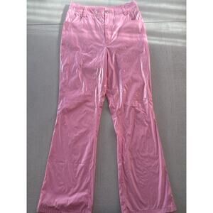 Princess Polly Pastel Pink Pleather Faux Pants Barbiecore Baddie Coquette